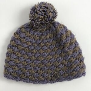 SA Shred Alert Knit Brown Purple Winter Hat